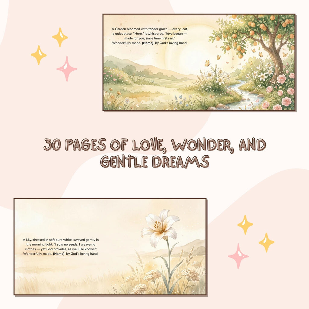 Wonderfully Made — Personalized Christian Book