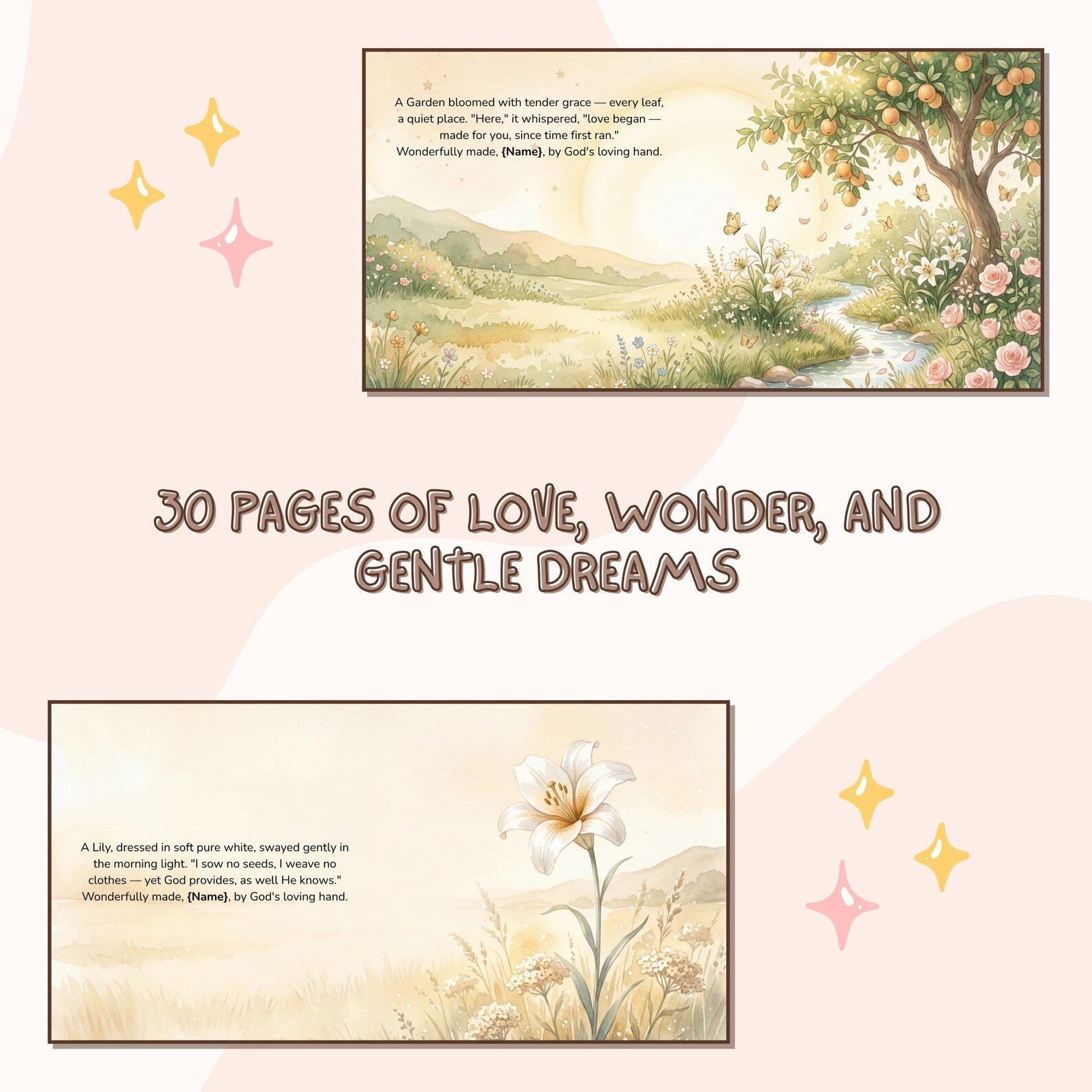 Wonderfully Made — Personalized Christian Book