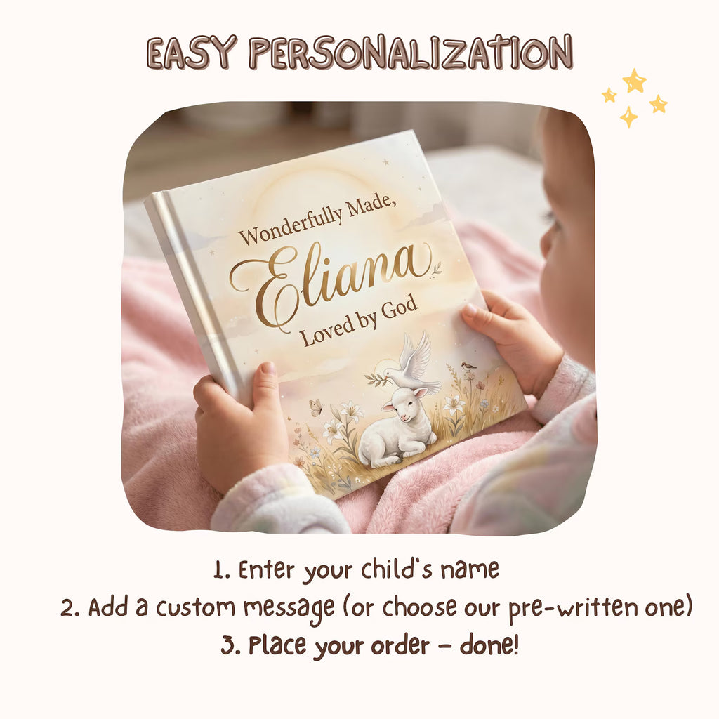 Wonderfully Made — Personalized Christian Book