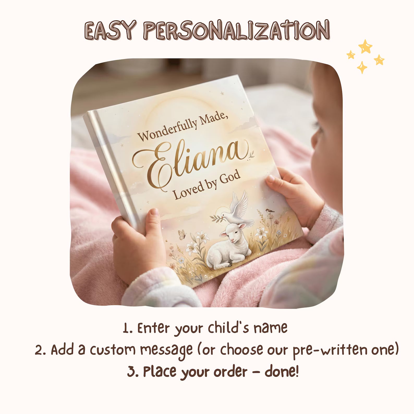 Wonderfully Made — Personalized Christian Book