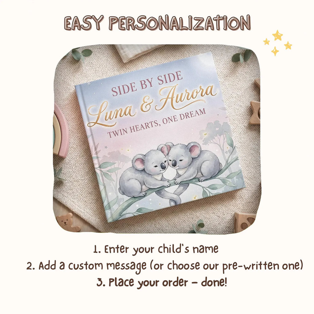Side by Side — Personalized Twin Book