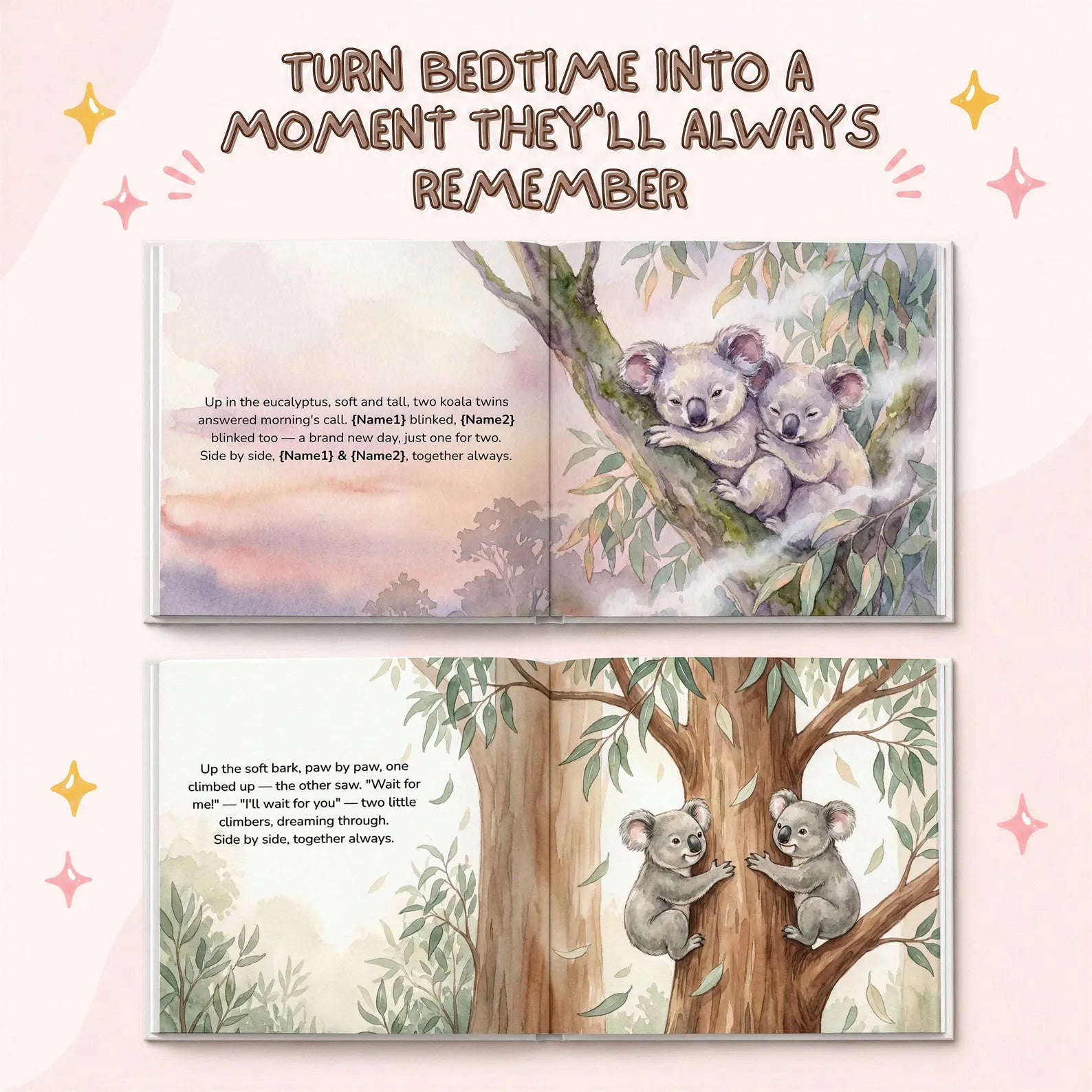 Side by Side — Personalized Twin Book