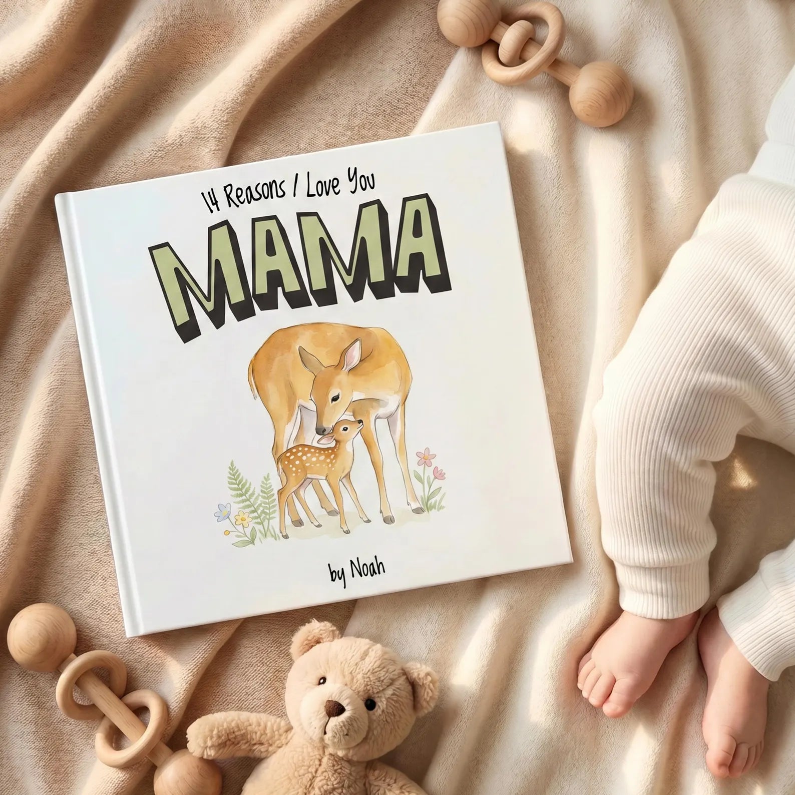 Personalized First Mother's Day Book — 14 Reasons I Love You