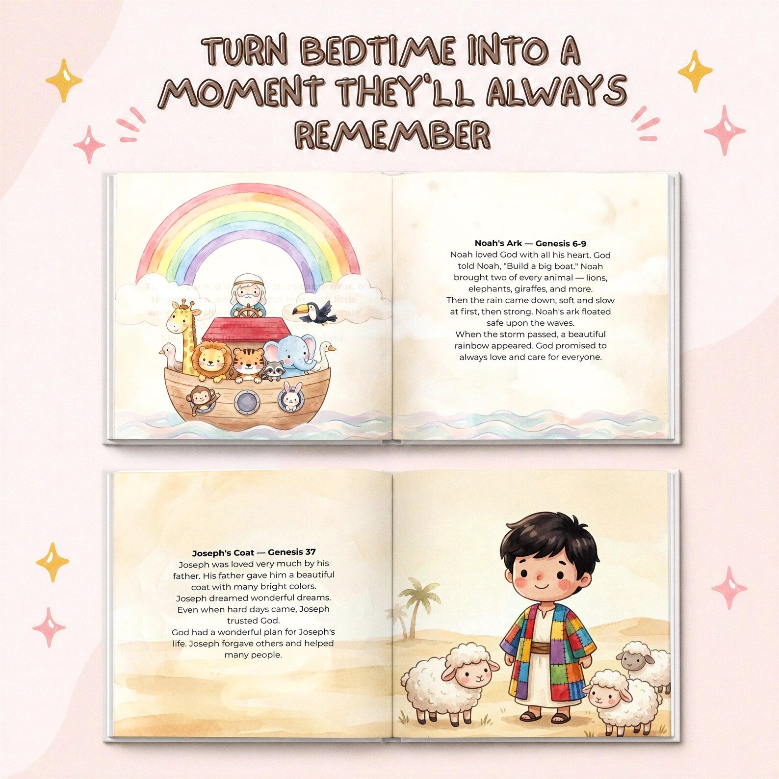 Personalized First Bible Stories Book — Christian Storybook