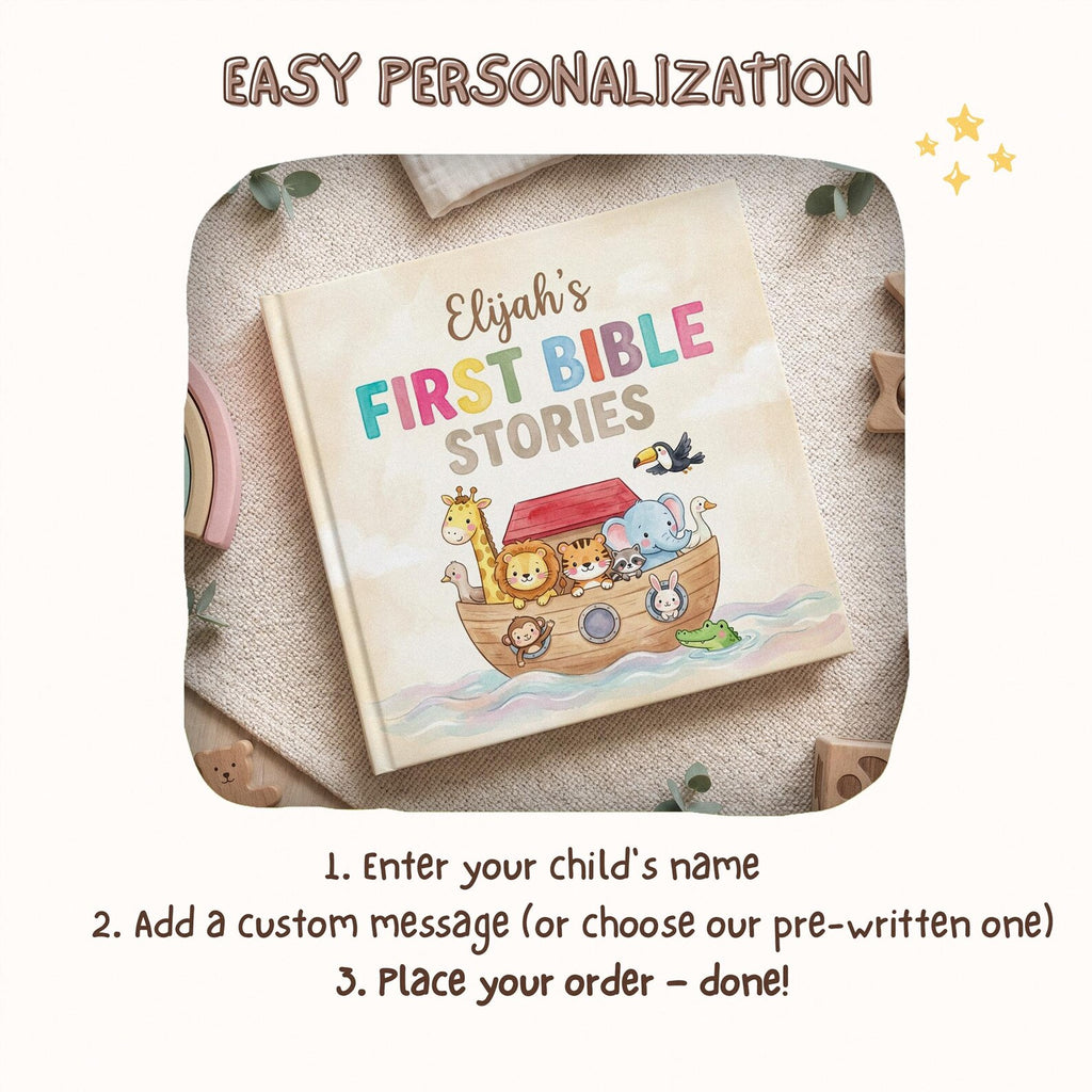 First Bible Stories — Personalized Christian Book