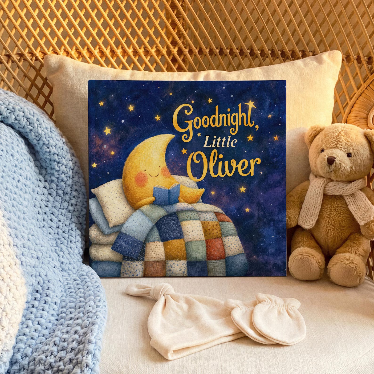 Personalized Sweet Dreams Book — Bedtime Newborn Keepsake