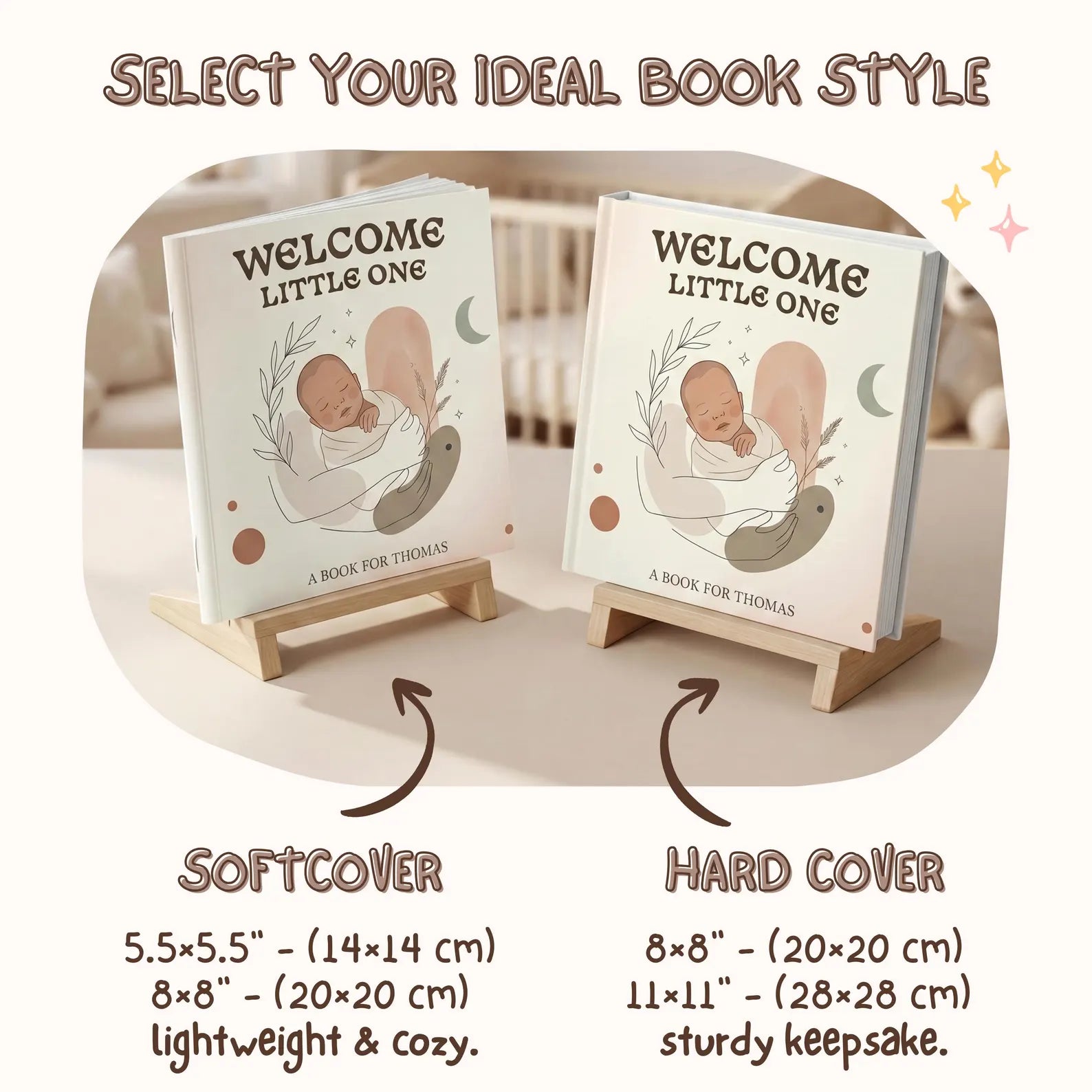 Welcome Little One — Personalized Keepsake Book