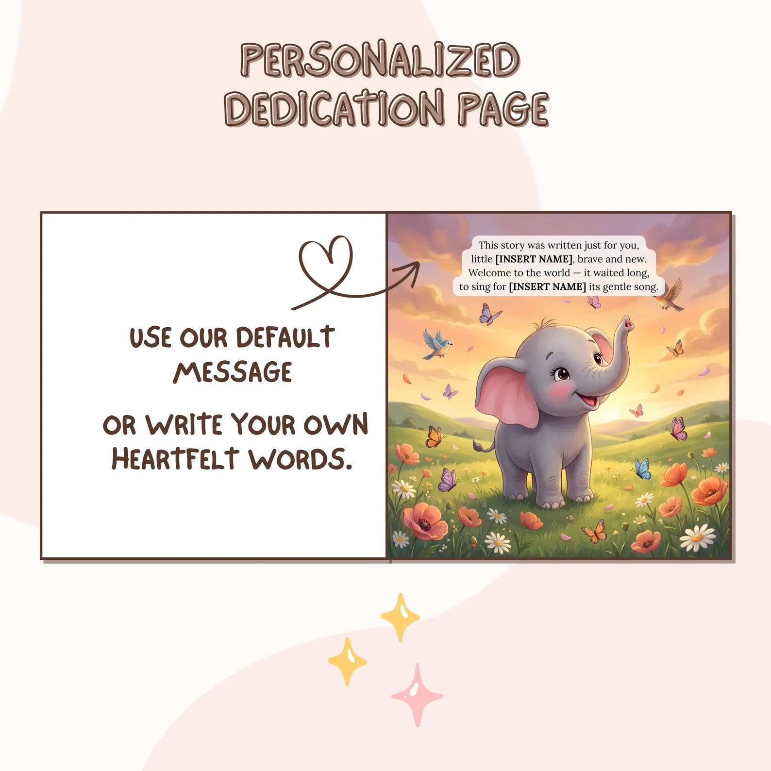 Welcome to the World — Personalized Keepsake Book