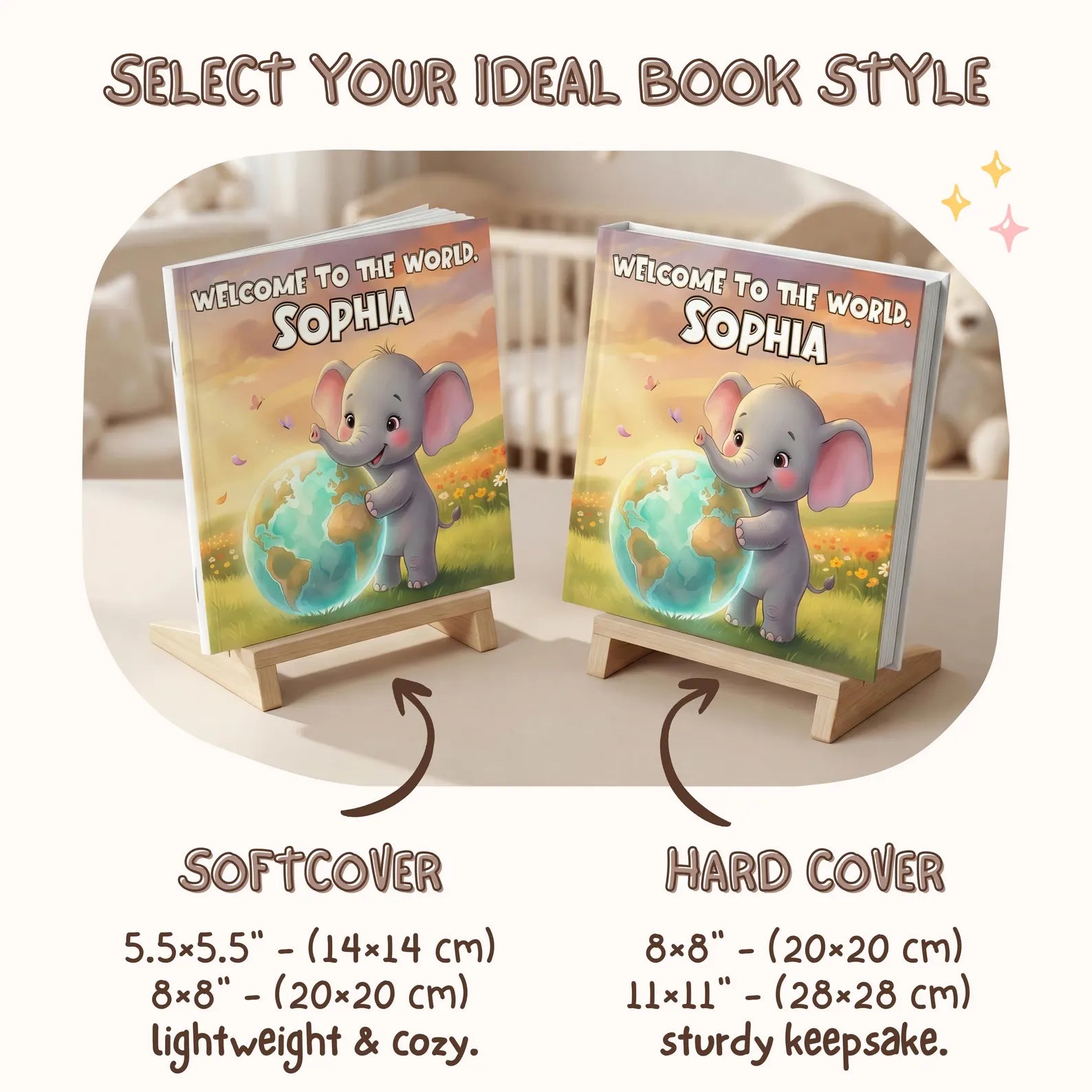 Welcome to the World — Personalized Keepsake Book