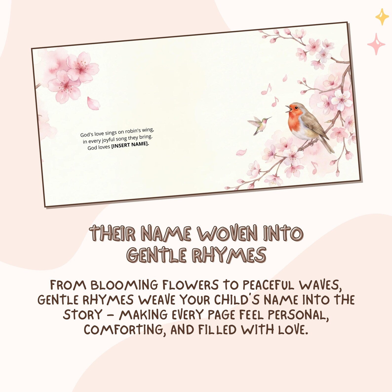 Personalized God Loves You So Much Book — Religious Gift