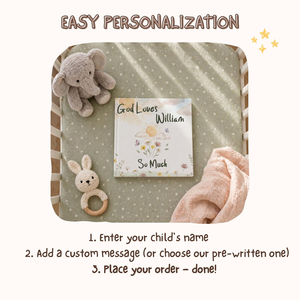 God Loves You So Much — Personalized Christian Book