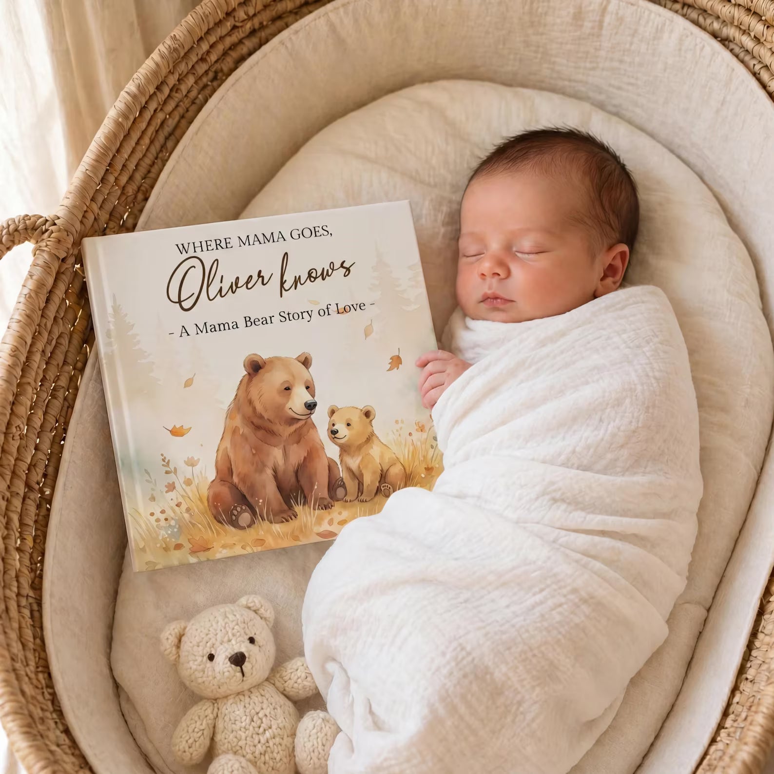 Personalized Mama Bear & Me Book — Mom Keepsake Story