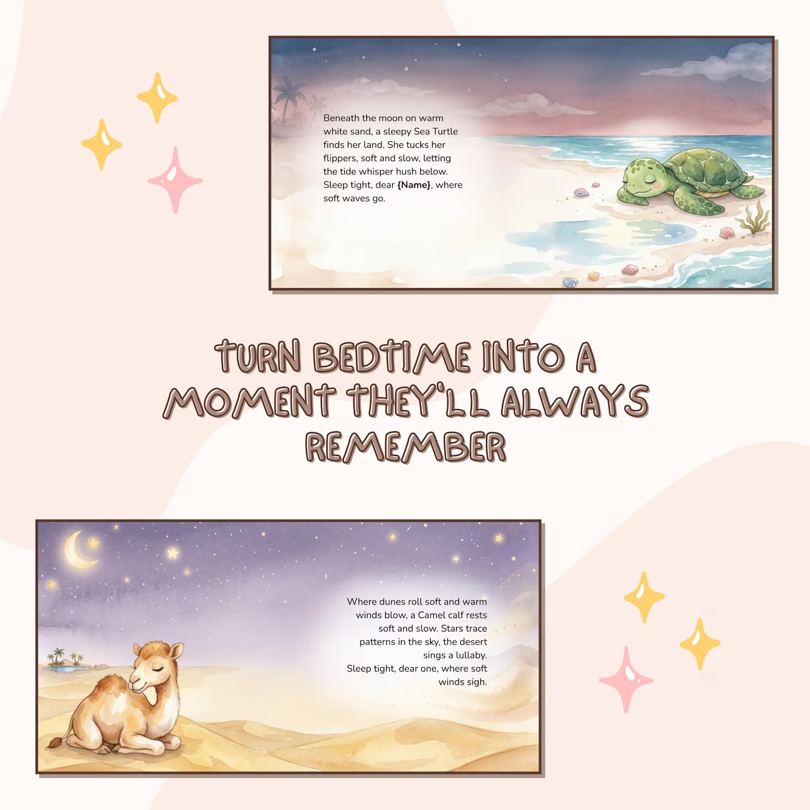 Personalized Sleep Tight Book — Sleepy Animals Bedtime Story