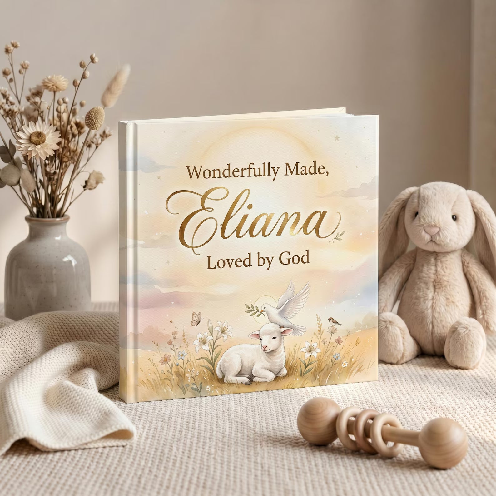 Personalized Wonderfully Made Book — Baby Dedication Gift