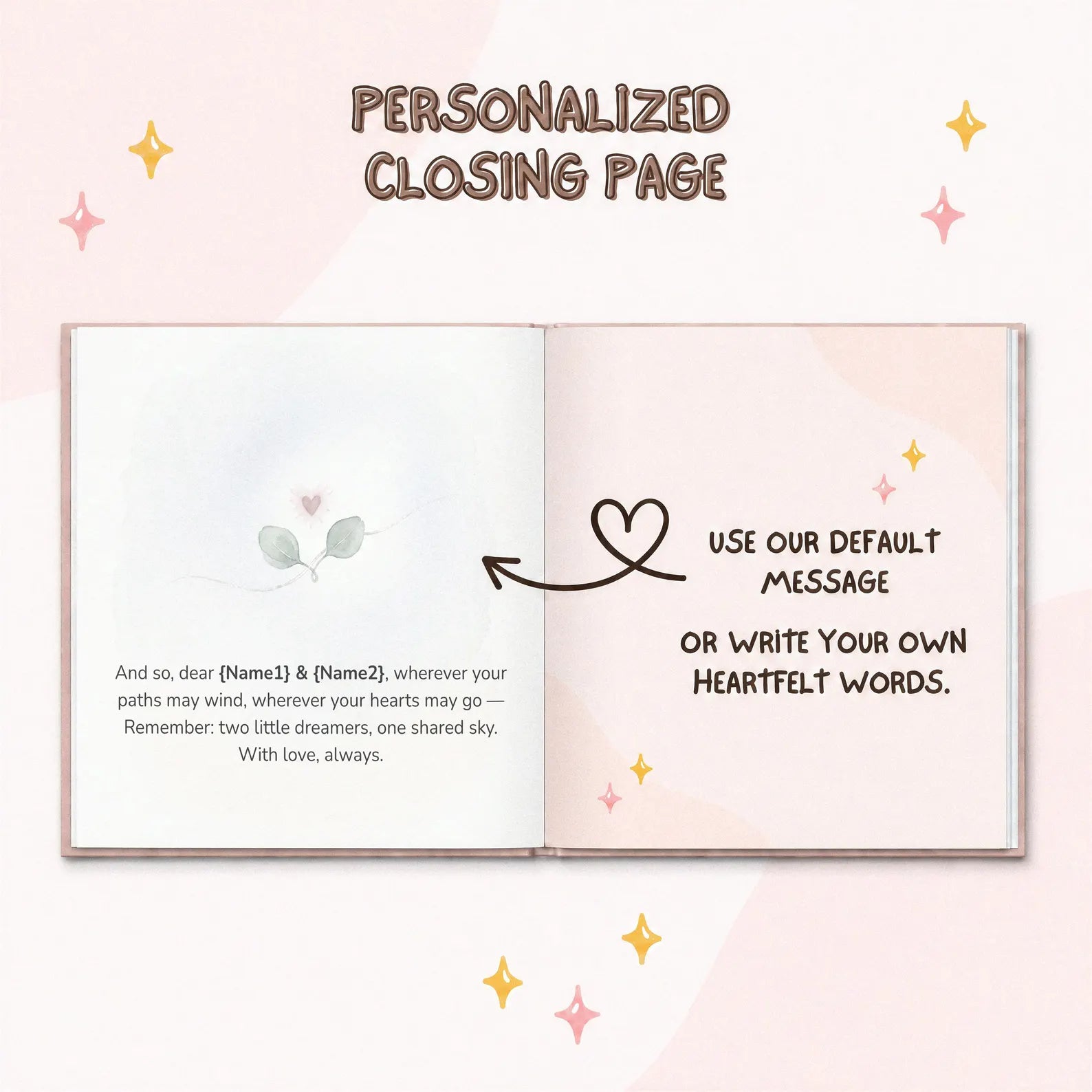 Side by Side — Personalized Twin Book