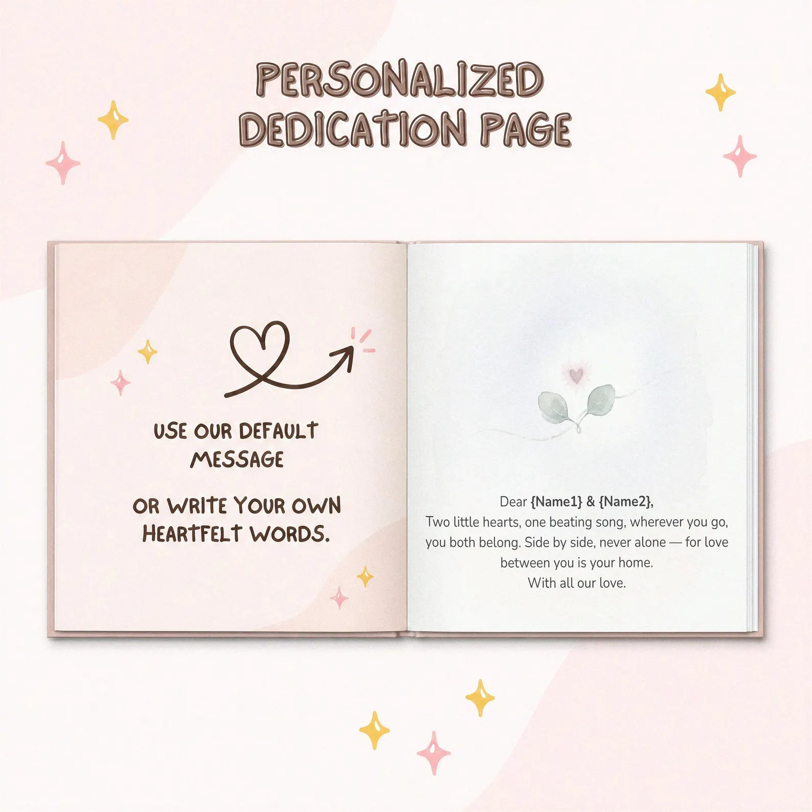 Side by Side — Personalized Twin Book