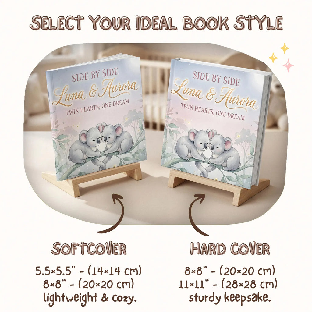 Side by Side — Personalized Twin Book