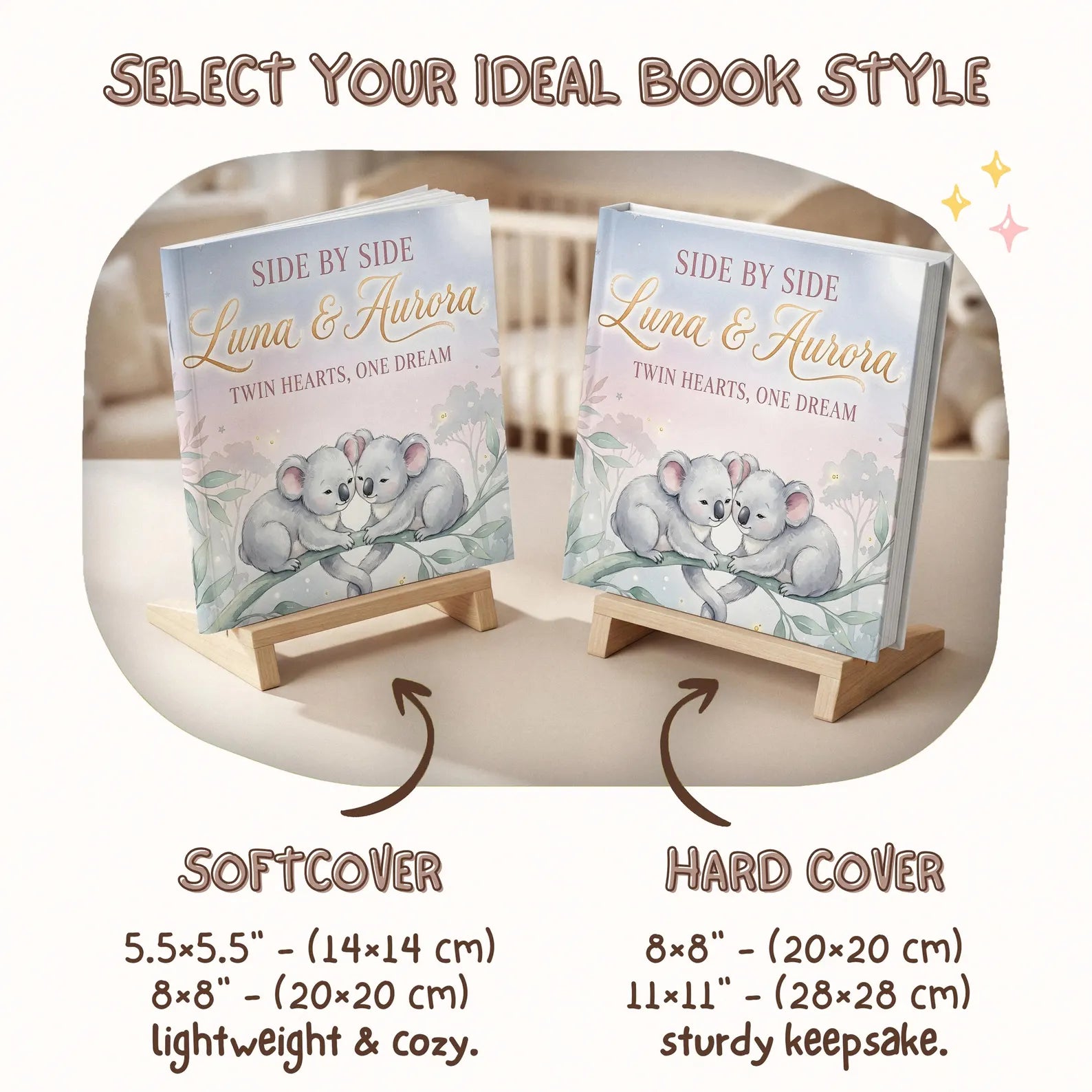 Side by Side — Personalized Twin Book