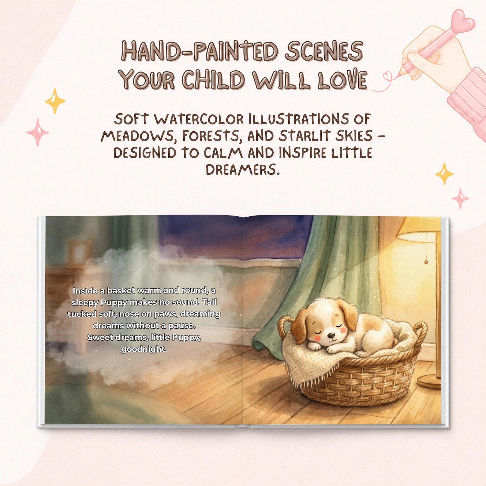 Personalized Sweet Dreams Book — Bedtime Newborn Keepsake